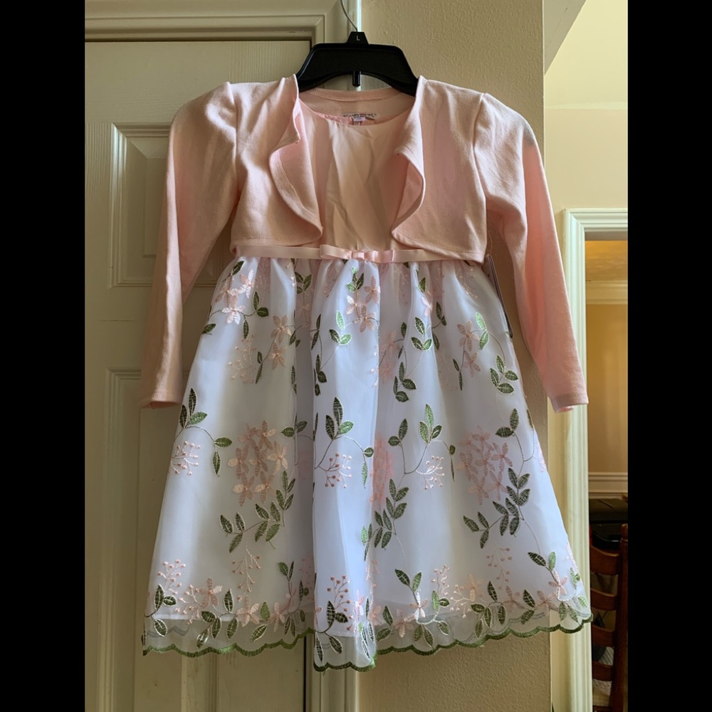 2 pieces Katie M pink flower dress